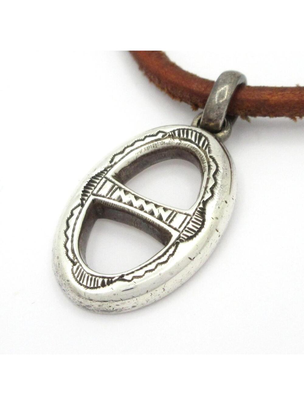 Hermes Tuareg Silver Brown Leather #363789H11B